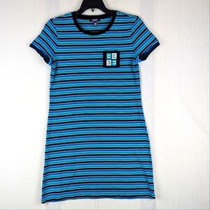 Chaps t-shirt dress Striped Size Large
